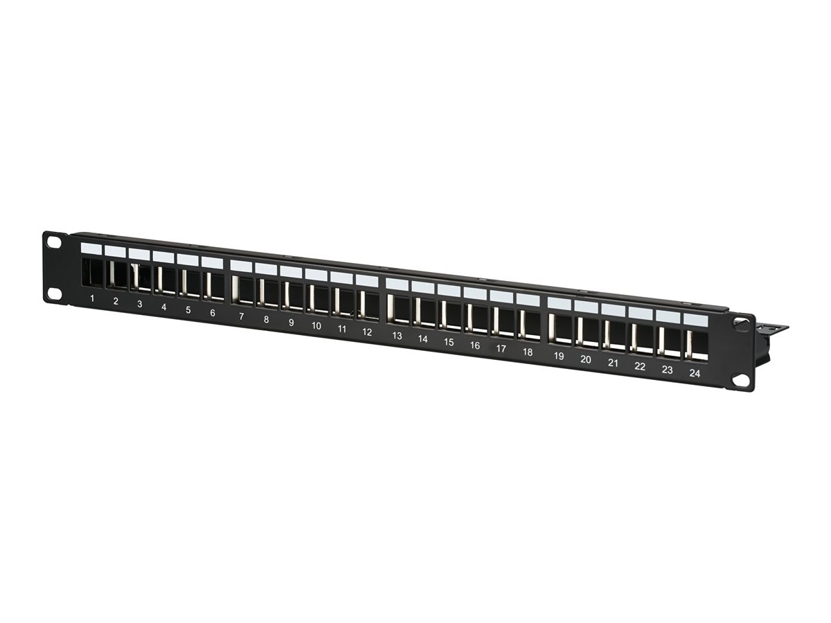 M-CAB Patch Panel 19 Zoll 1U ohne Keystone