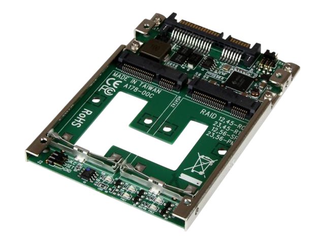 StarTech.com Dual mSATA SSD 2,5 Zoll SATA Raid Adapter