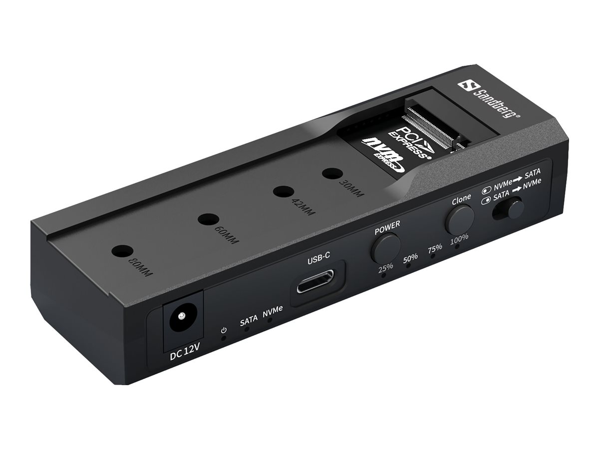 SANDBERG USB 32 Cloner and Dock for M2 NVMe SATA