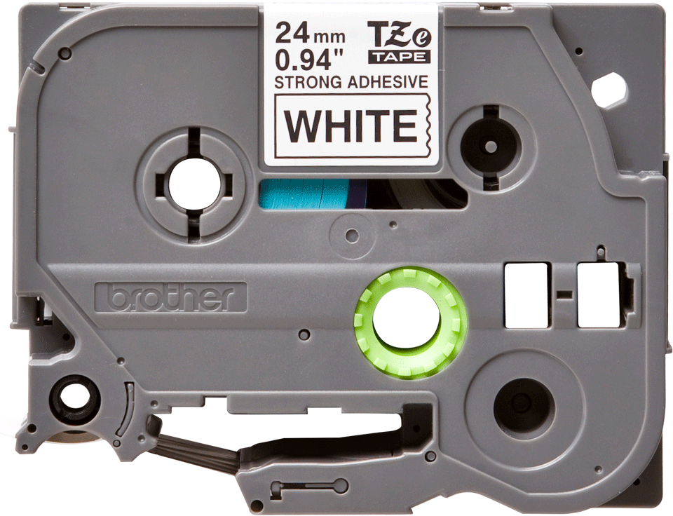 Brother TZe-S251 Schwarz auf Weiß extra starker Klebstoff