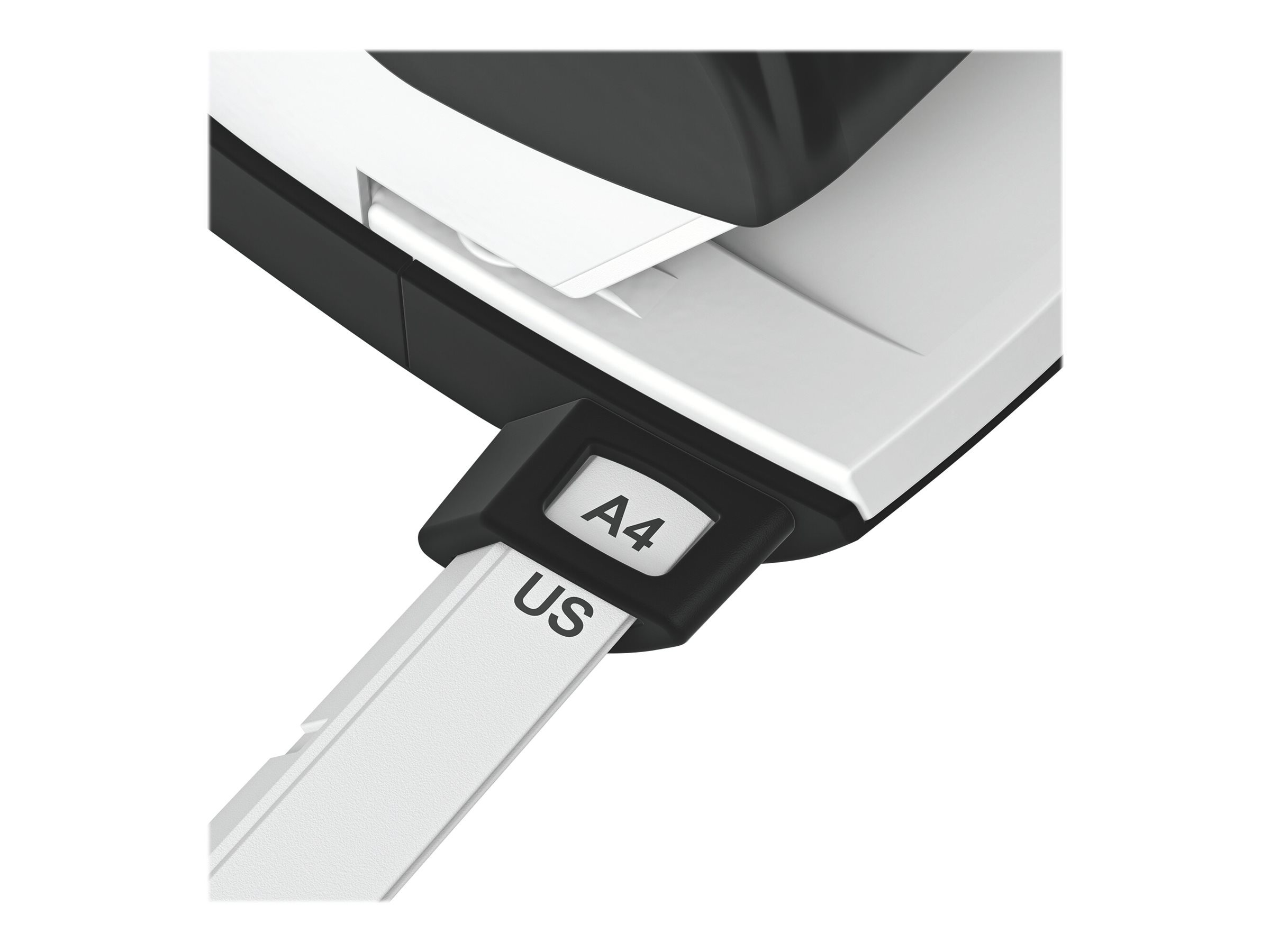 Esselte Leitz WOW 5008 Locher 30 Blatt 3 mm Schwarz-Metallic