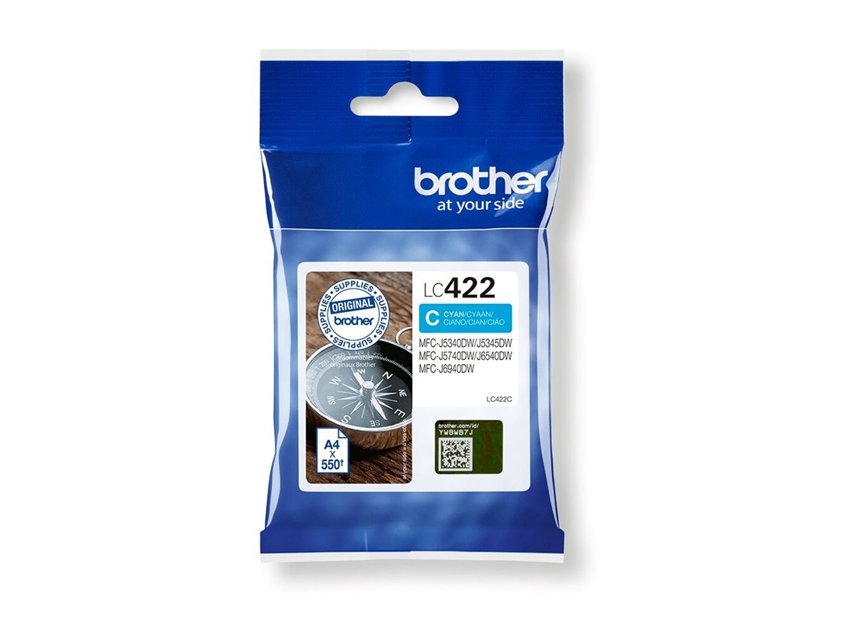 Brother LC-422C Tintenpatrone Cyan