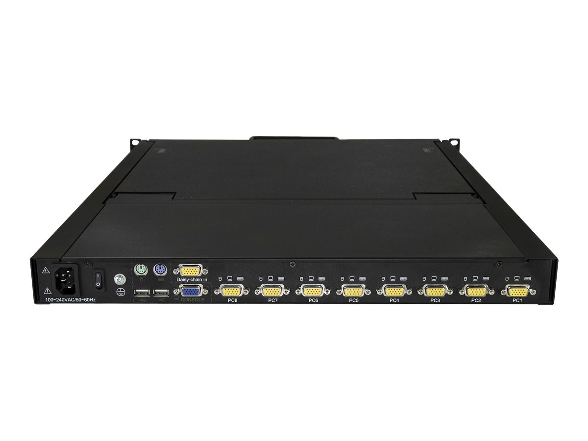 StarTech 8Port Rackmount KVM Console for Server Rack 48,26cm 19Zoll 1U