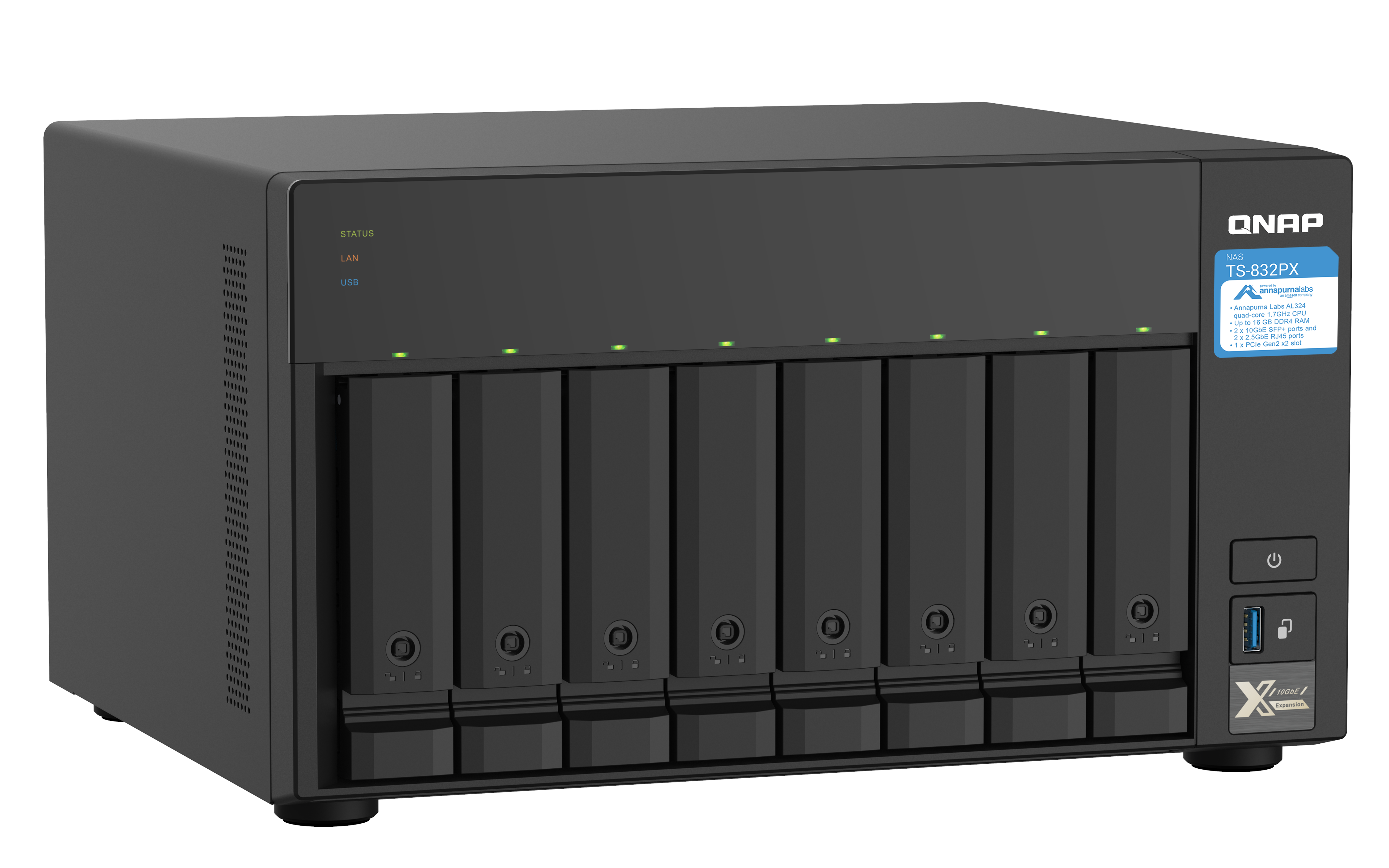 8Bay QNAP TS832PX4G