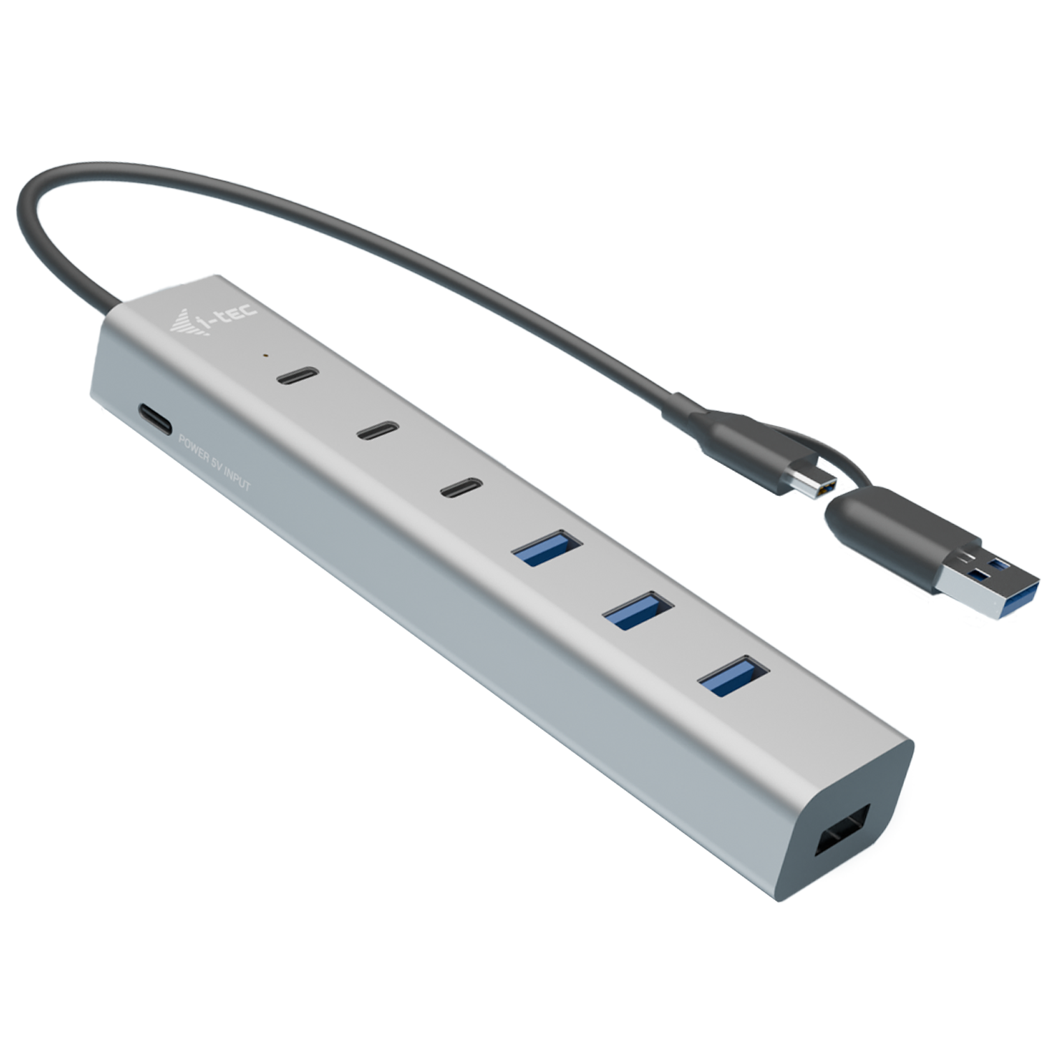 i-tec USB-C/USB-A Hub 7 Port 3x USB-C 3.2 Gen.1 4x USB-A 3.2 Gen.1