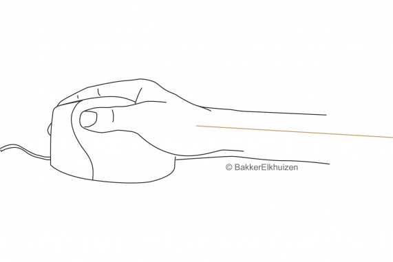 Bakker Elkhuizen Evoluent 4 Vertikalmaus ergonomisch kabelgebunden