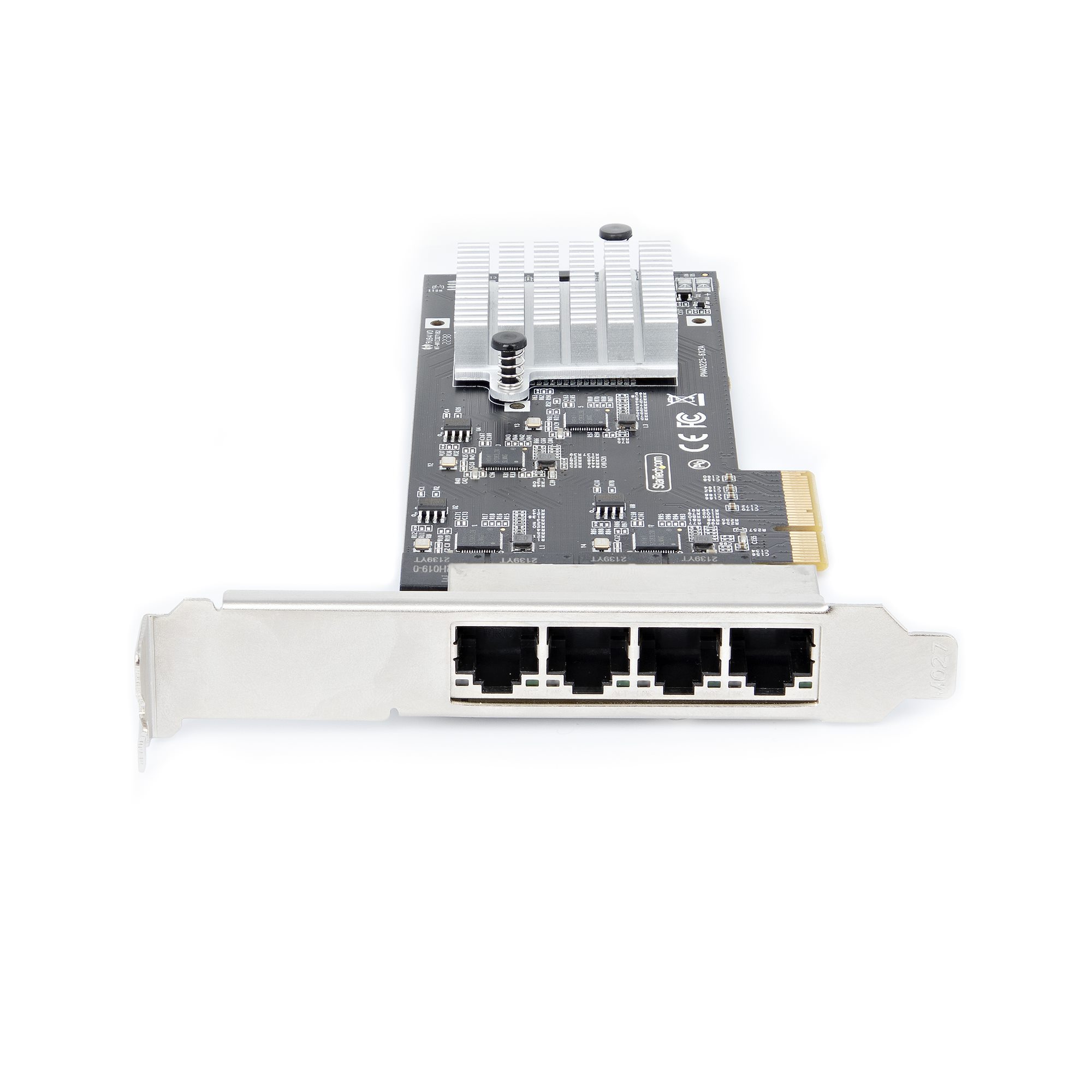 STARTECHCOM 4Port 25 Gbit PCIe Netzwerkkarte Intel I225V DualPort Computer LAN Karte MultiGigabit NIC 25G PCI Express Server