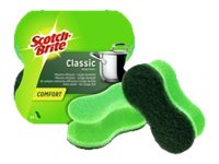 3M Scotch-Brite Classic CLCNS2 Topfreiniger 2 Stück