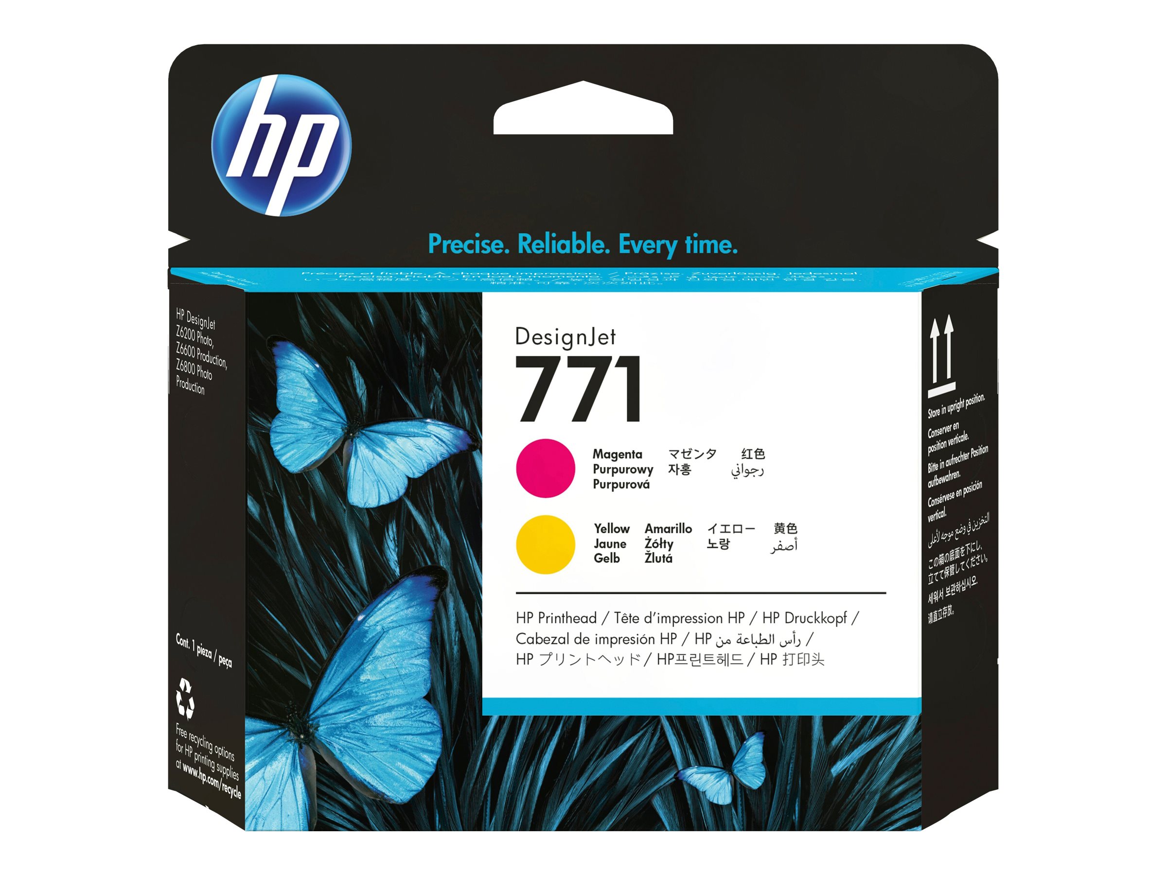 HP 711 Magenta Gelb Druckkopf