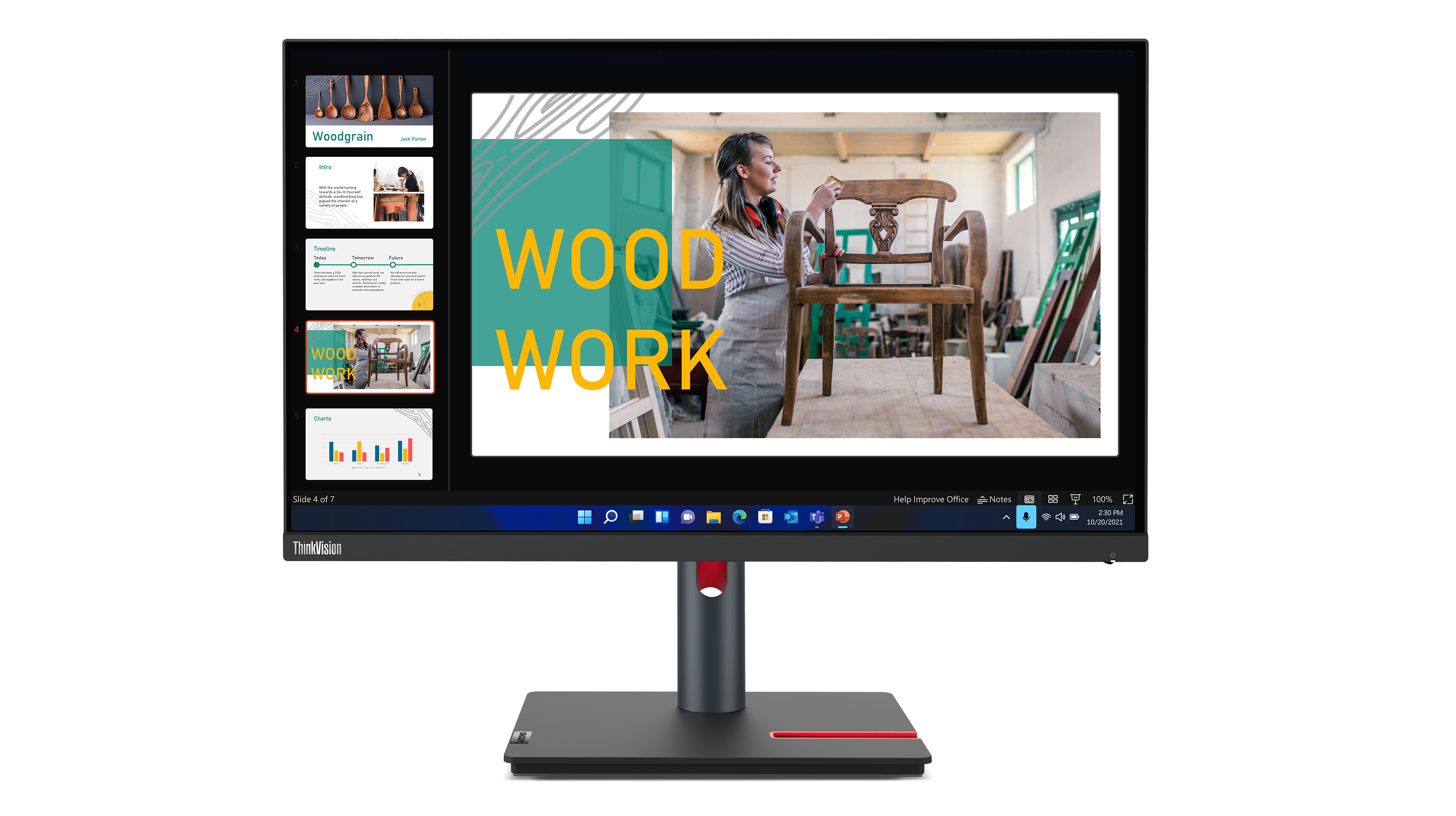 Lenovo ThinkVision P24q-30 QHD Monitor