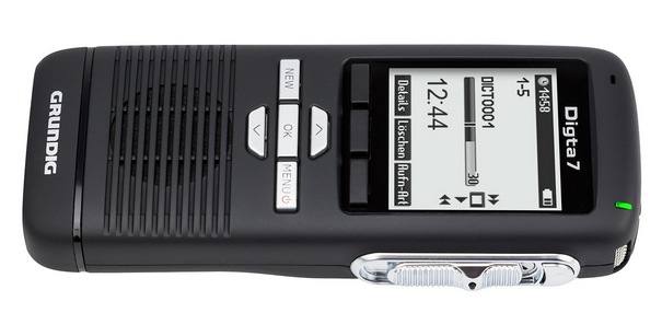 Grundig Digta 7 Voicerecorder 2 GB Schwarz