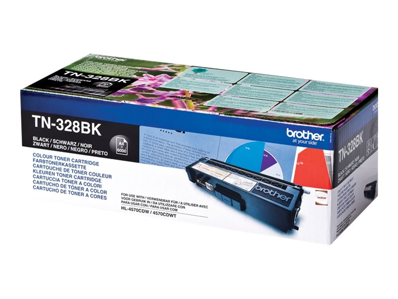 Brother TN-328BK Tonerpatrone Schwarz