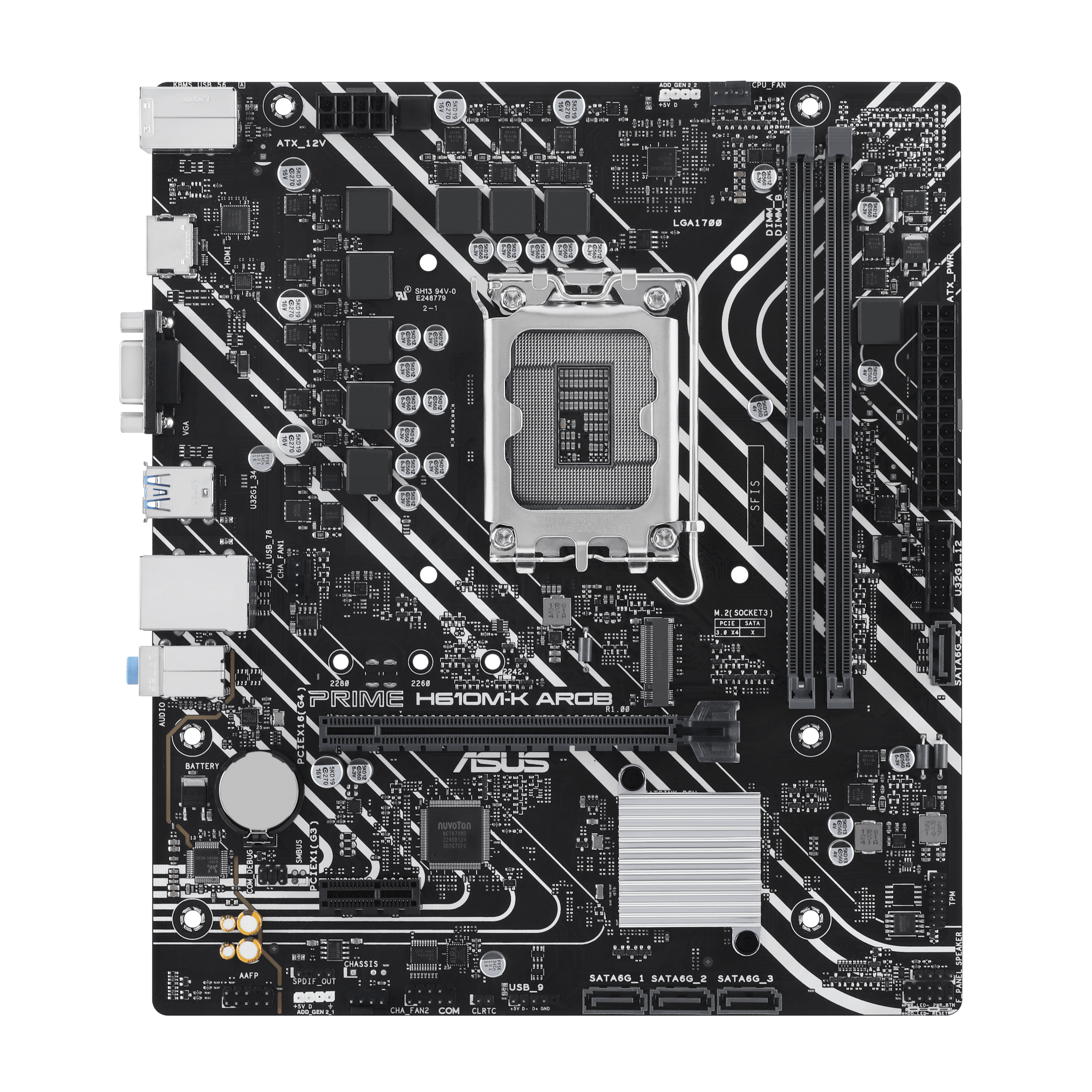 ASUS PRIME H610M-K ARGB Micro-ATX