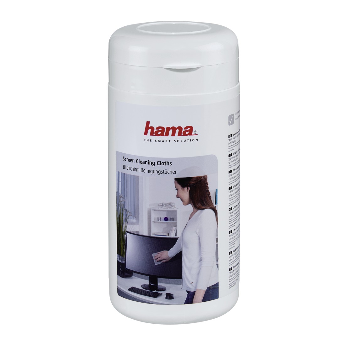 Hama Reinigungstücher weiß 100 Tücher