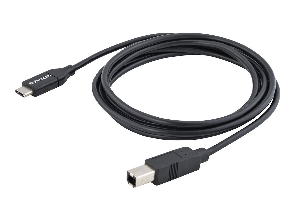 StarTech 2m 6ft USB C to USB B Cable USB 20 USB Type C Printer Cable MM USB 20 TypeC to TypeB Cable