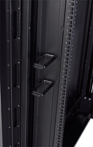 APC Rack-Kabelführungsring Schwarz