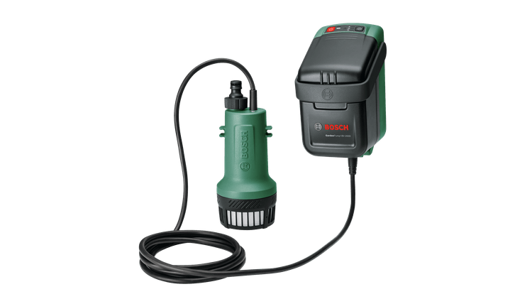 Bosch GardenPump 18V-2000 Tauch-Druckpumpe 2.5 Ah