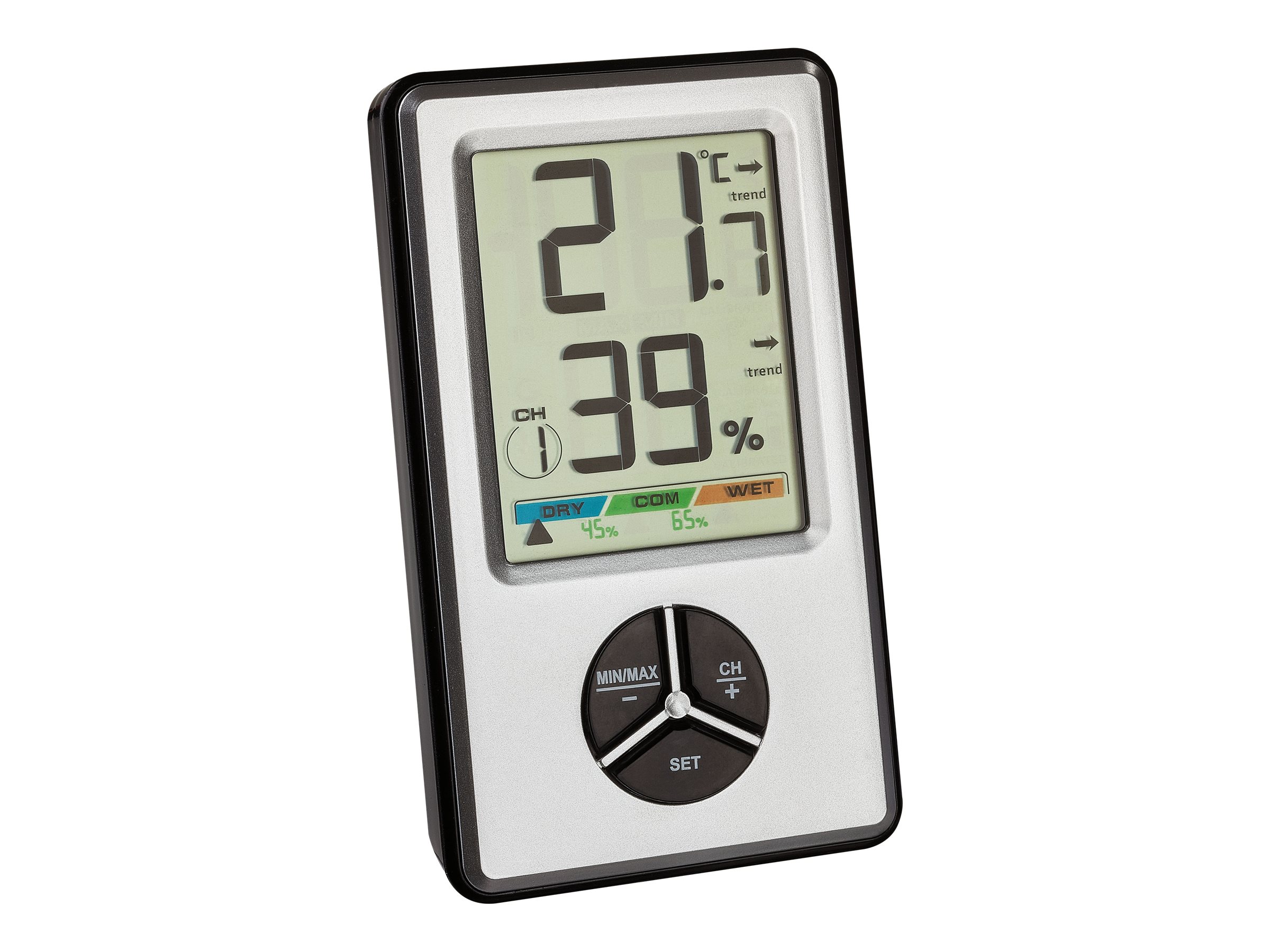 TFA Exacto Wetterstation silber