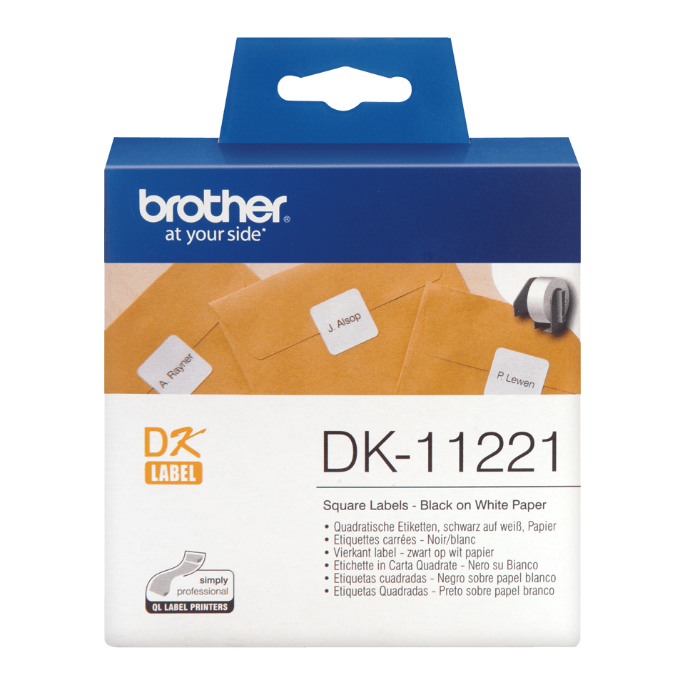 Brother DK-11221 Einzeletiketten 23 x 23 mm