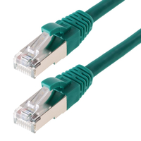 Helos Patchkabel Cat 6 S/FTP 0,25m grün