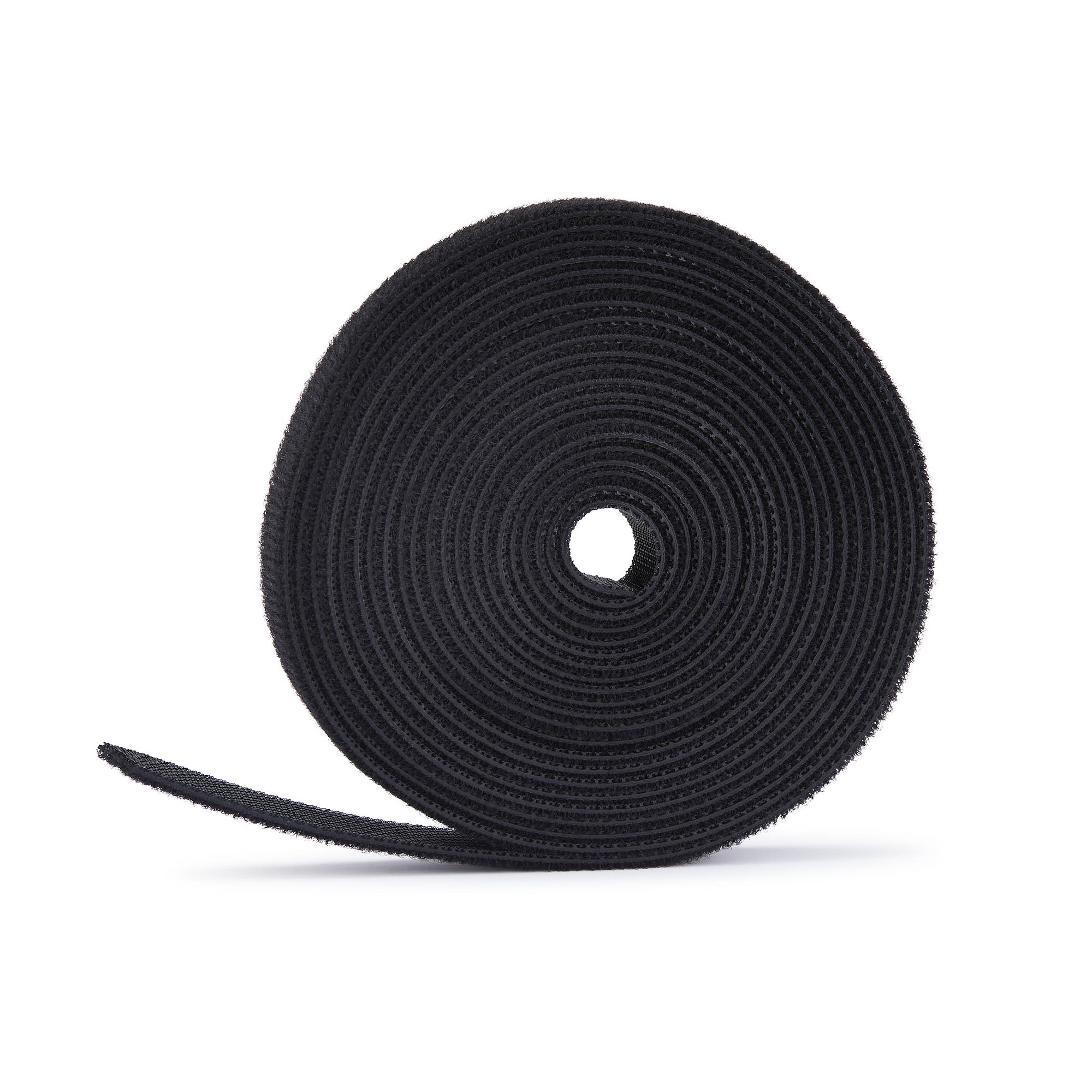 StarTech.com Klettbandrolle 22,8 m 12,7 mm Schwarz