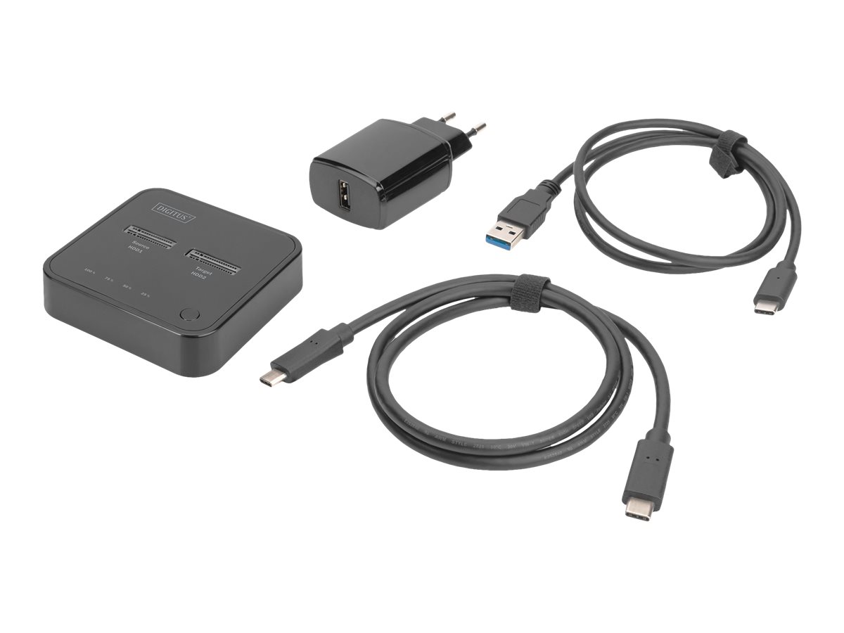 DIGITUS Dual M.2 NVMe SSD Docking Station USB-C