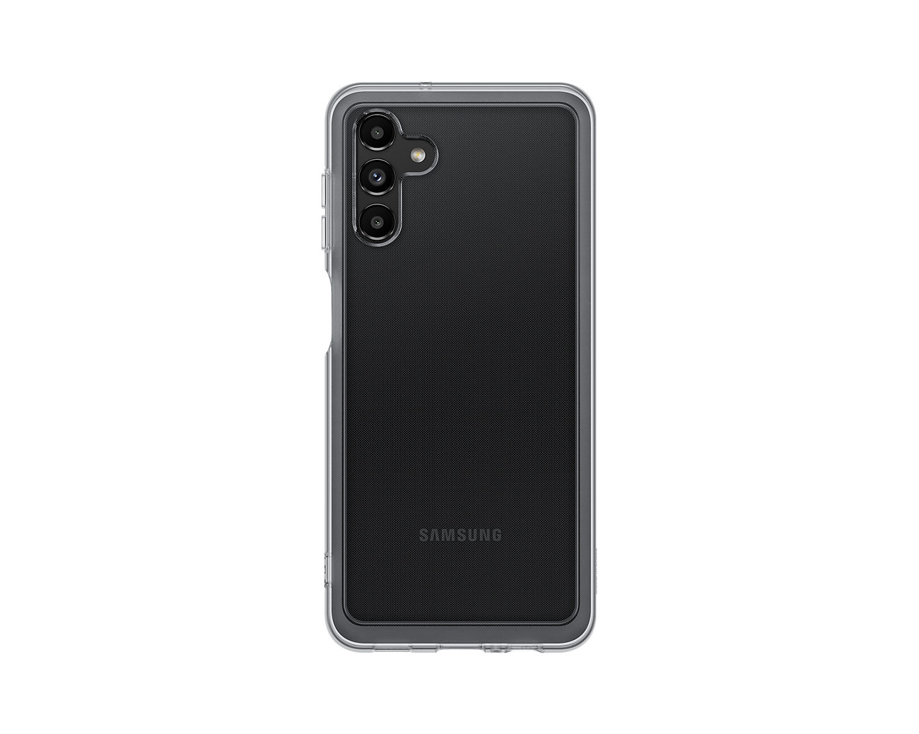 Samsung Soft Clear Cover EF-QA136 Galaxy A13 5G Schwarz