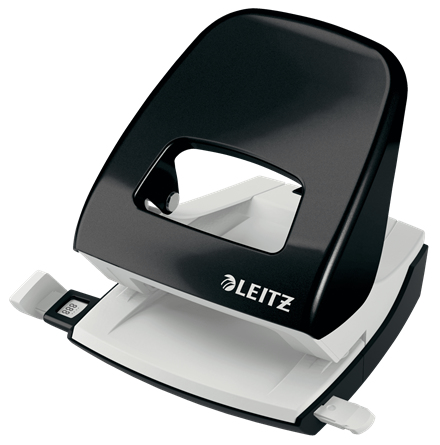 Esselte Leitz WOW 5008 Locher 30 Blatt 3 mm Schwarz-Metallic