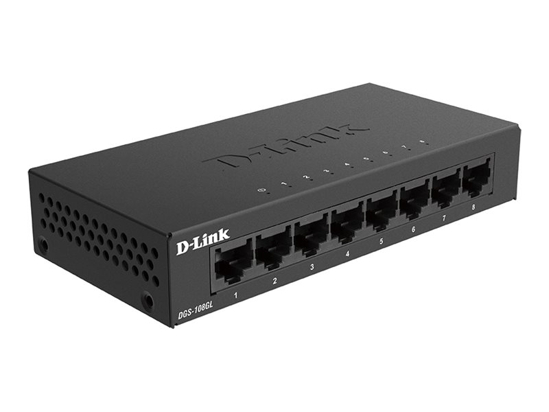 D-Link DGS-108GL 8-Port Gigabit Light Switch
