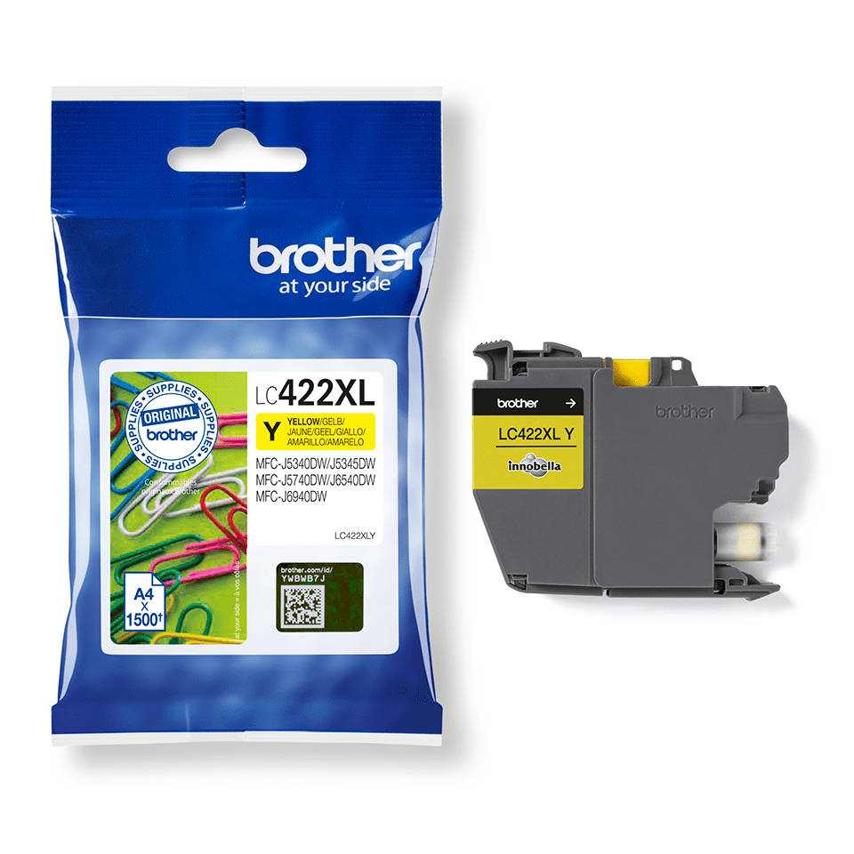 Brother LC422XLY gelb