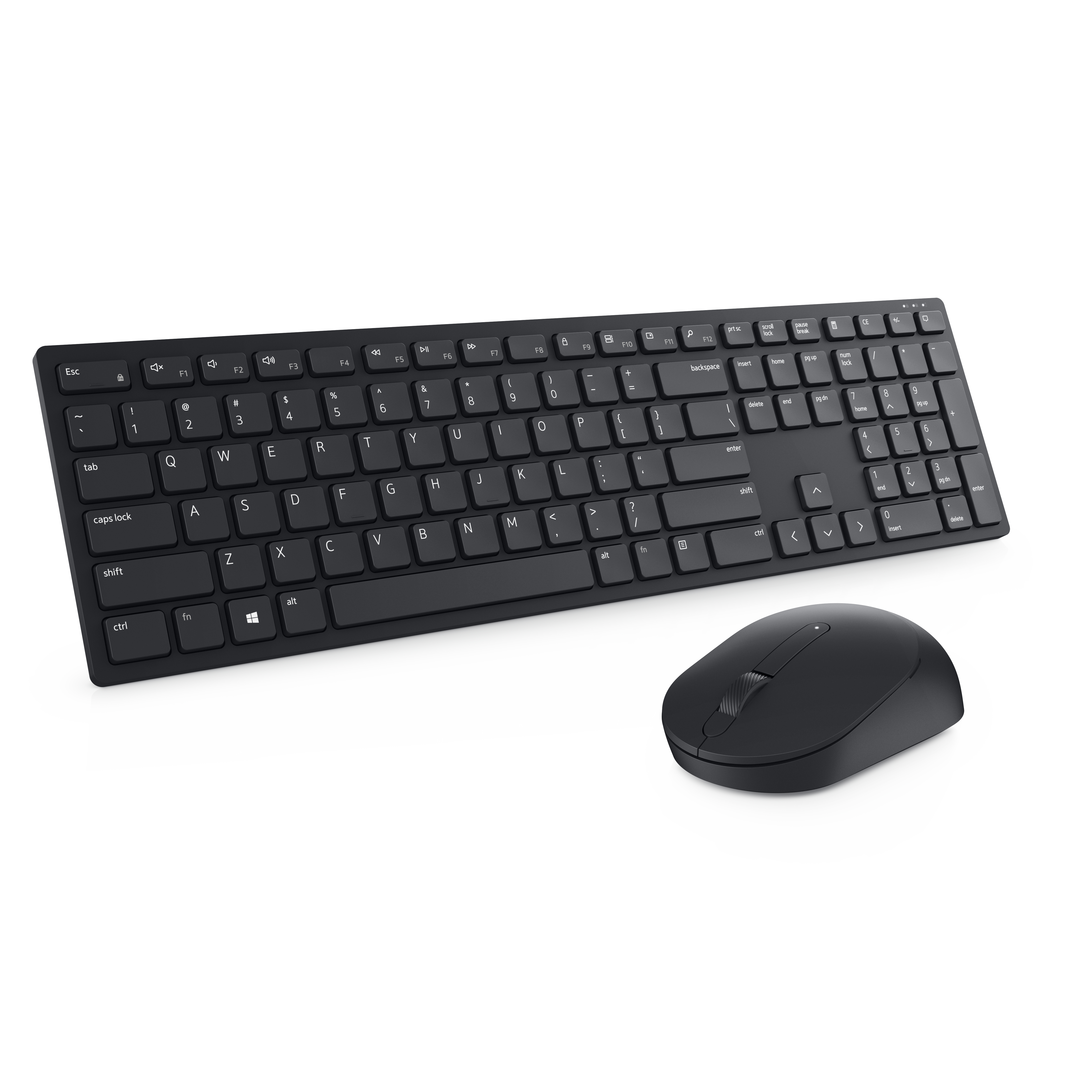 Dell Pro Tastatur+Maus Funk 1600dpi Schwarz