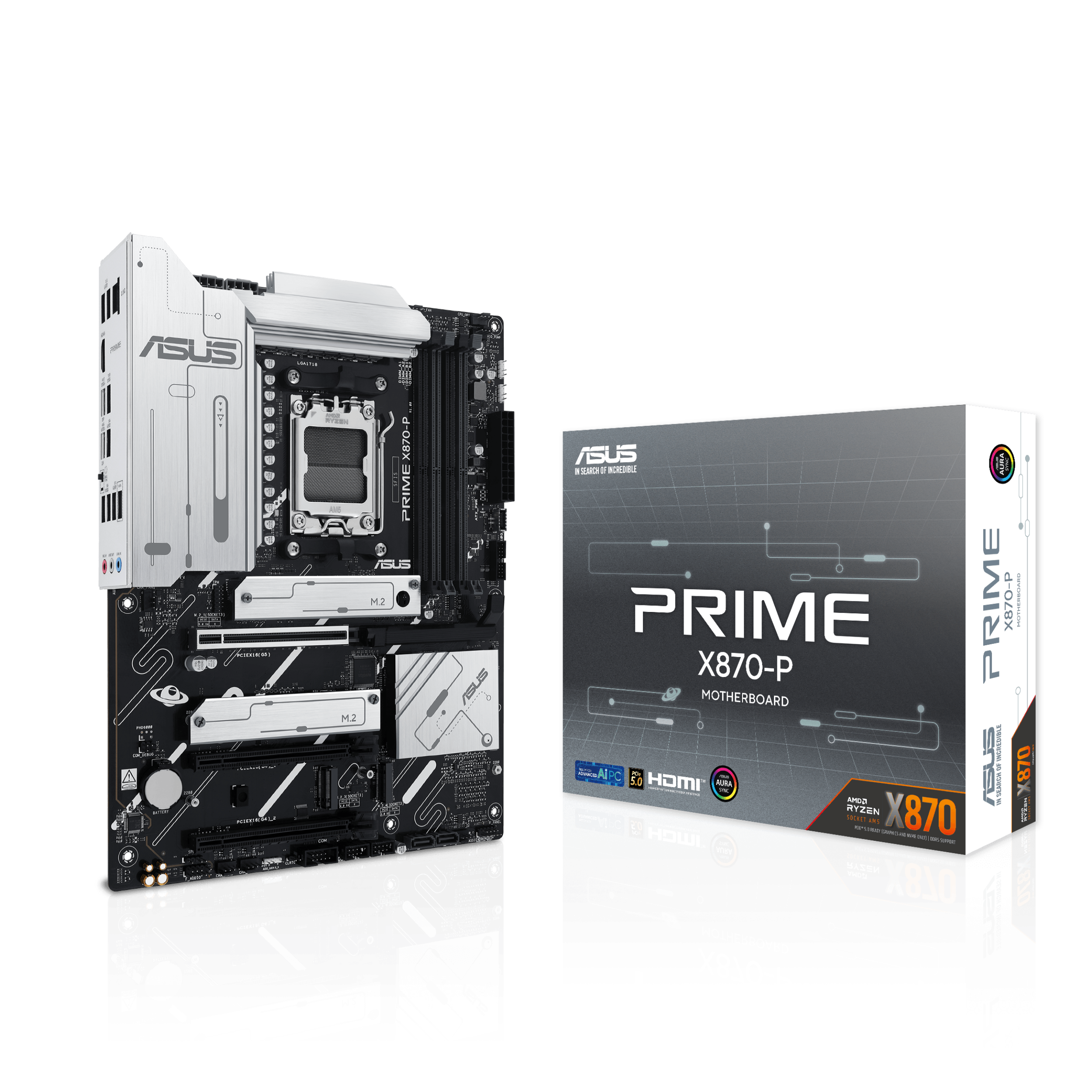 ASUS PRIME X870-P Socket AM5 AMD X870 Chipsatz 2.5 Gigabit LAN