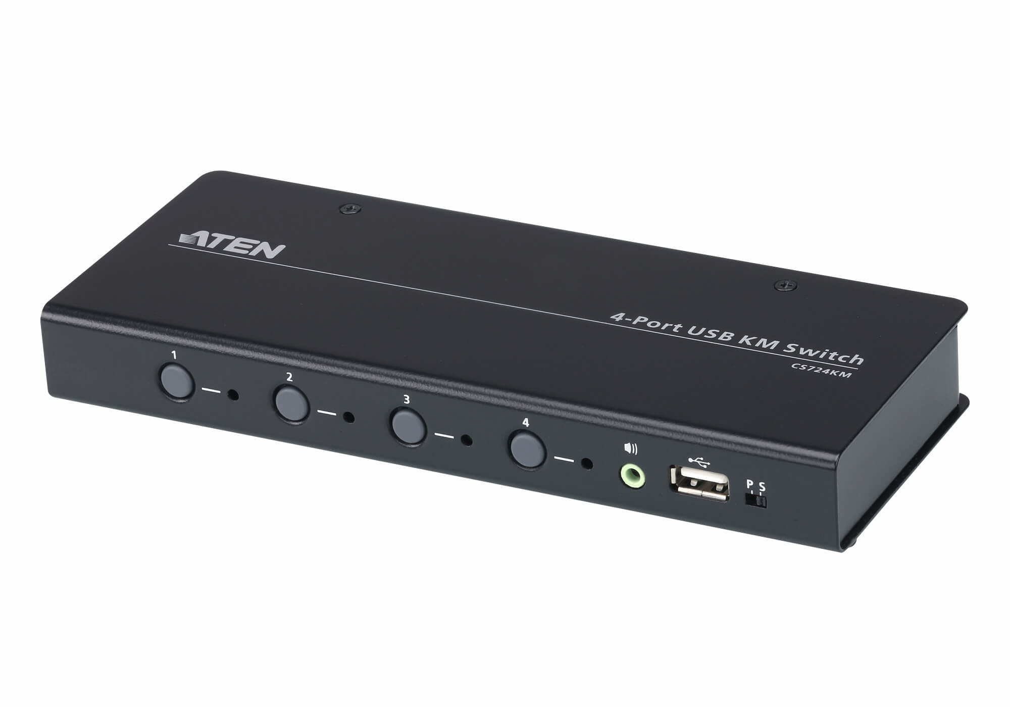 ATEN CS724KM 4-Port KVM/Audio/USB-Switch