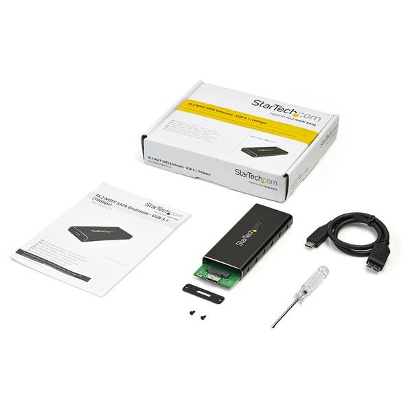 StarTech.com M.2 Festplattengehäuse USB 3.1 Type-C