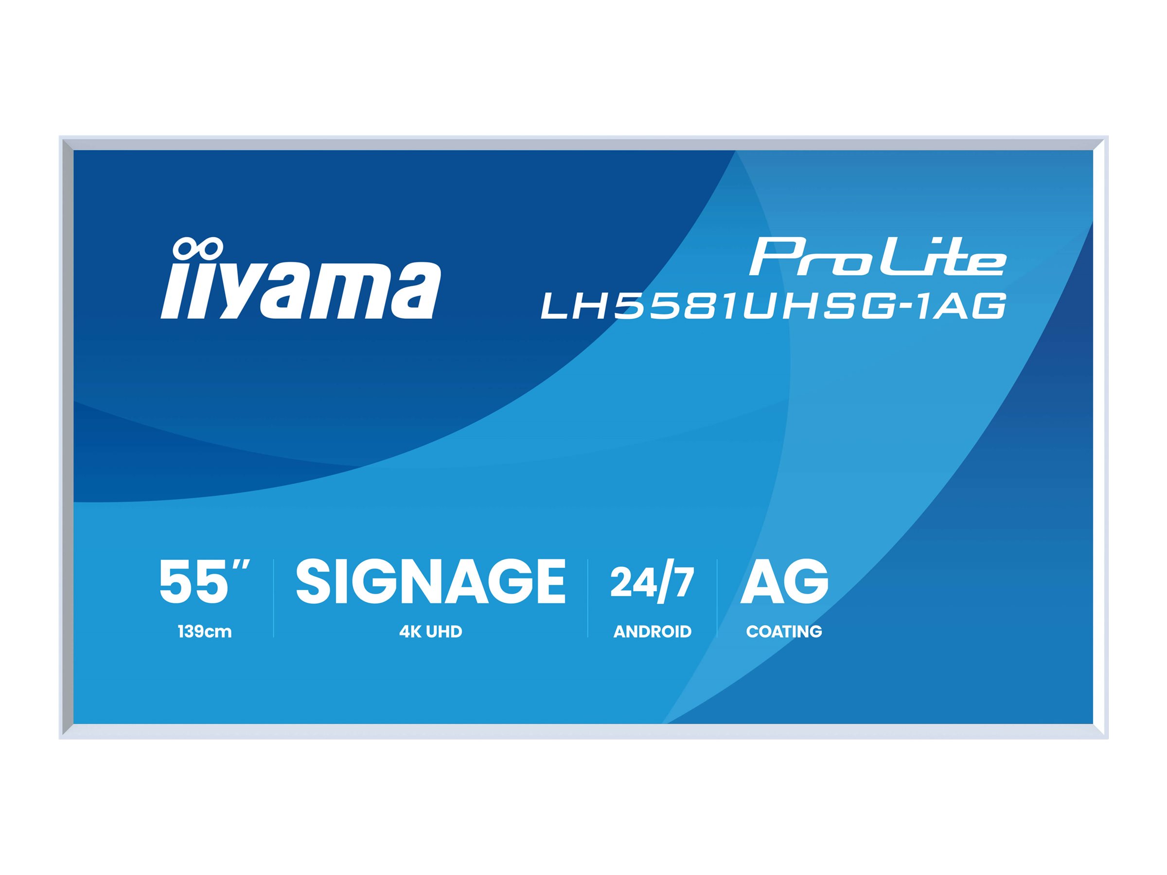 Iiyama ProLite LH5581UHSG-1AG 139.0 cm 16:9 2xHDMI+USB-C