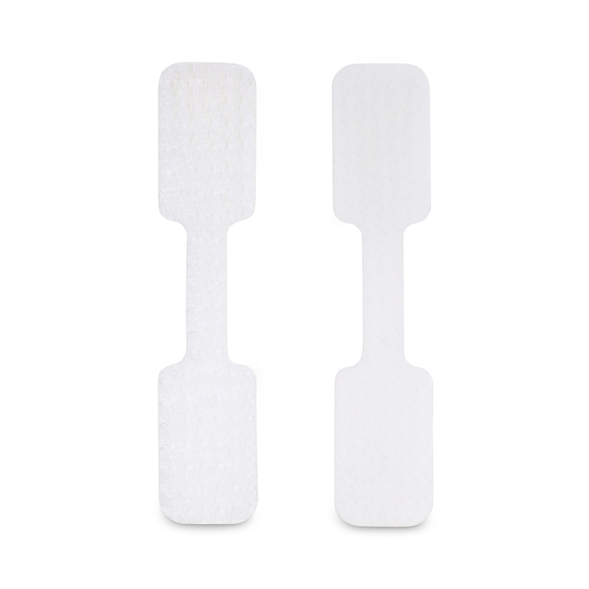 STARTECHCOM 9cm Kabelschilder 100 Stuck Weiss Klettverschluss mit Beschriftungsfeld Klettband KabelbinderKabeletiketten