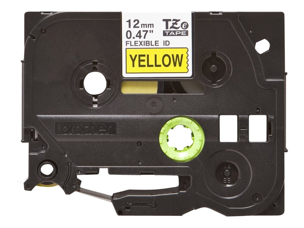 Brother TZe-FX631 Schwarz auf Gelb