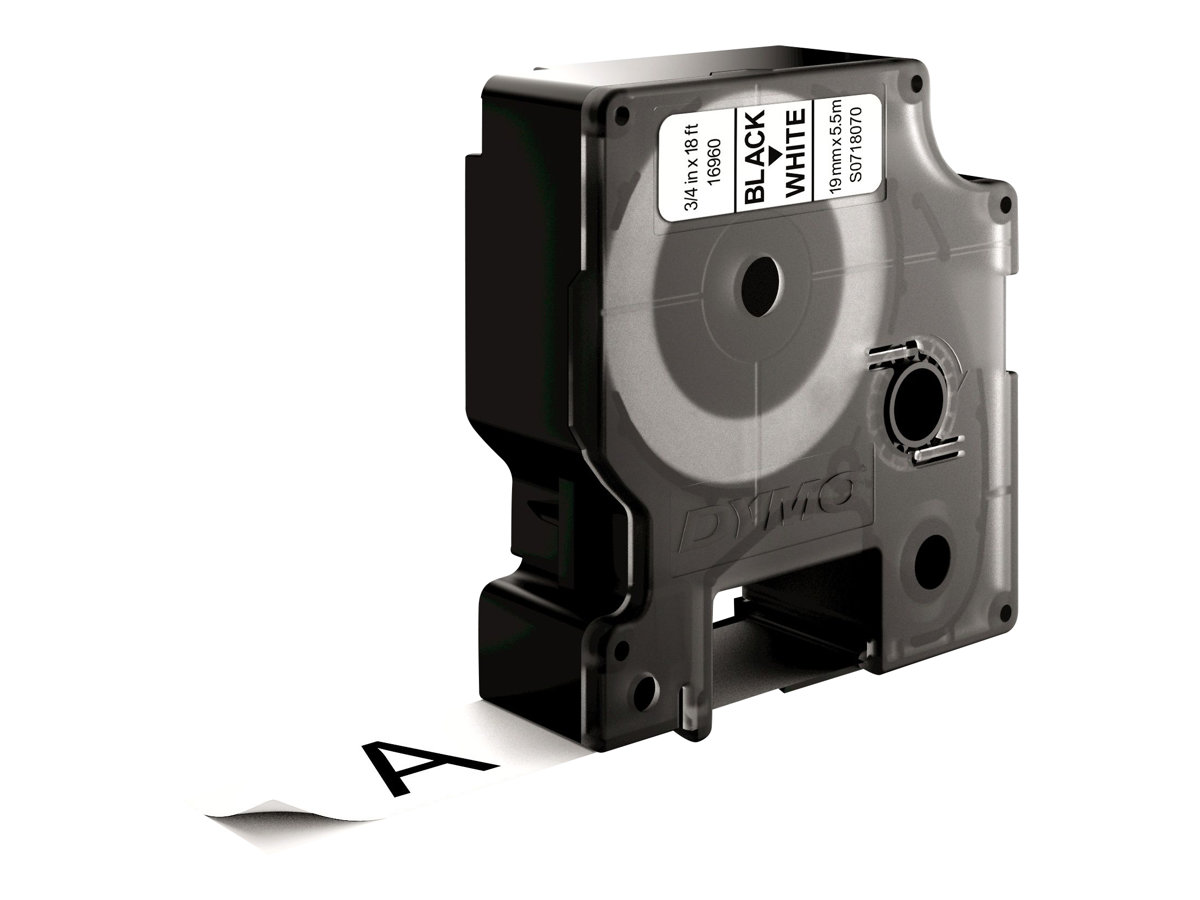 Dymo D1 19 mm schwarz auf weiß
