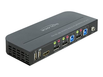 Delock DisplayPort 1.4 KVM Switch 8K 30 Hz