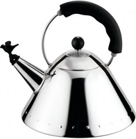 Alessi 9093 B Wasserkessel Edelstahl Schwarz