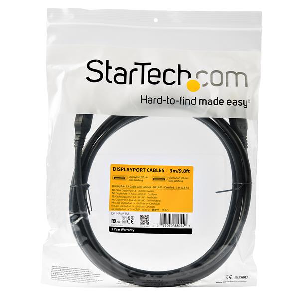 StarTech DisplayPort 1.4 Kabel 3 m 8K 60Hz