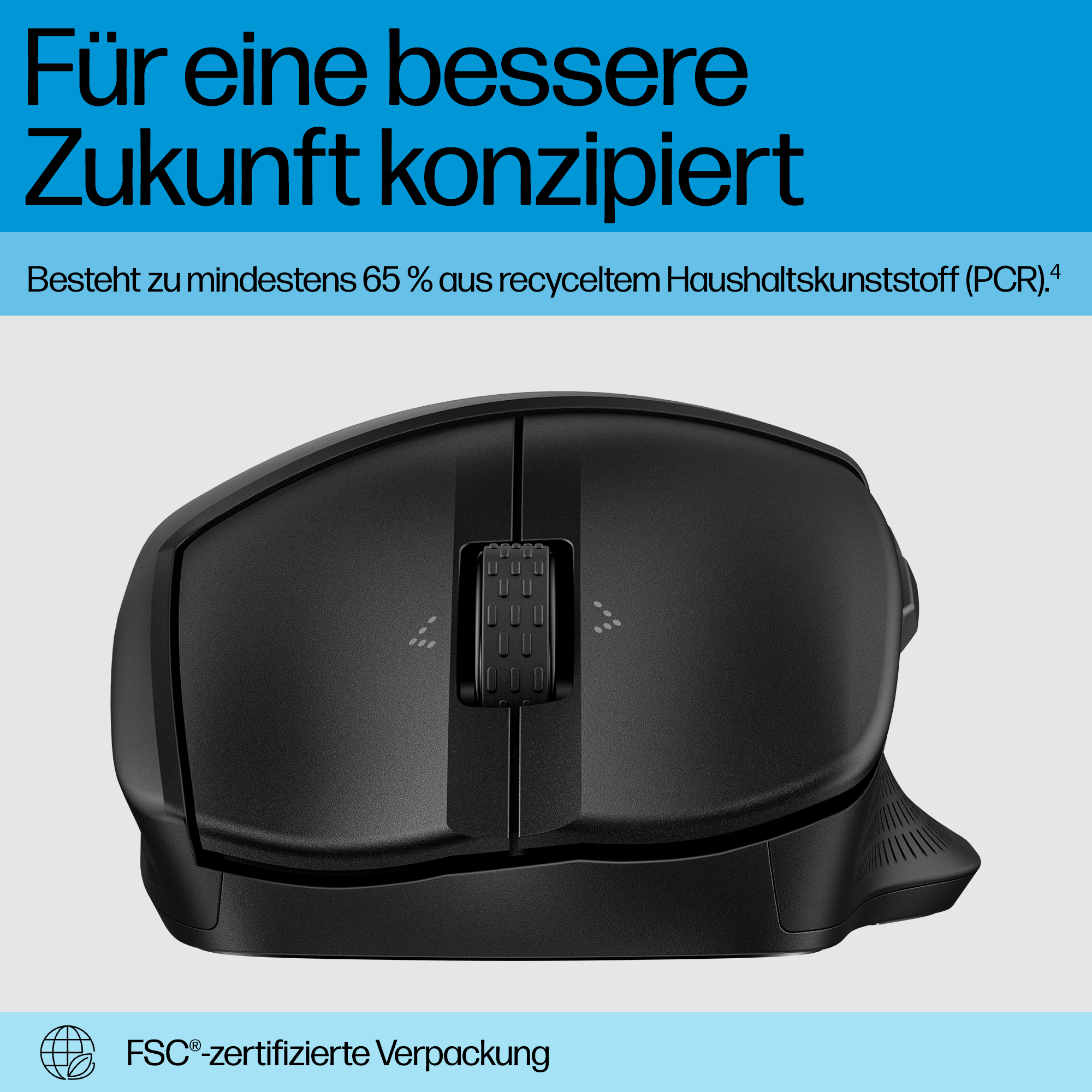 HP 685 Comfort Dual-Mode Mouse 7 Tasten Bluetooth