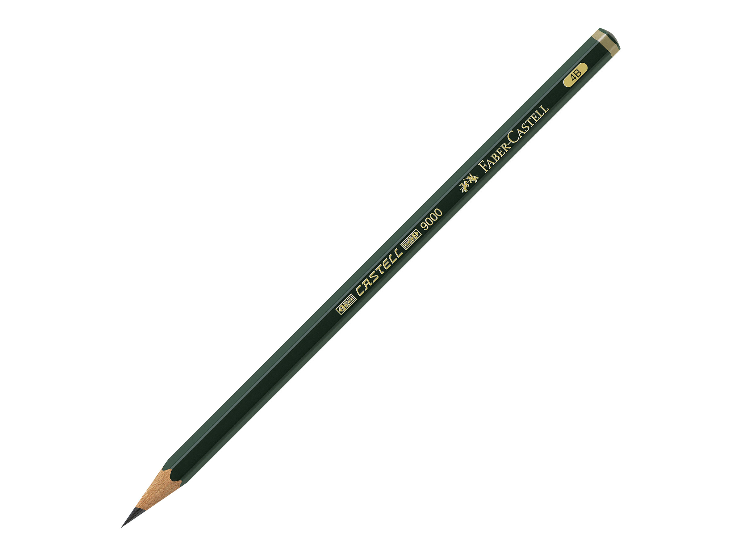 Faber-Castell CASTELL 9000 4B grün