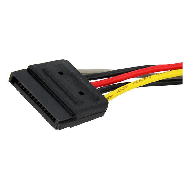 StarTech.com SATA Y-Stromkabel (15pin) 1x Stecker 2x Buchse