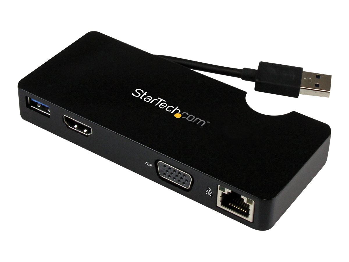 StarTech USB 3.0 Laptop Dockingstation HDMI VGA Gigabit Ethernet