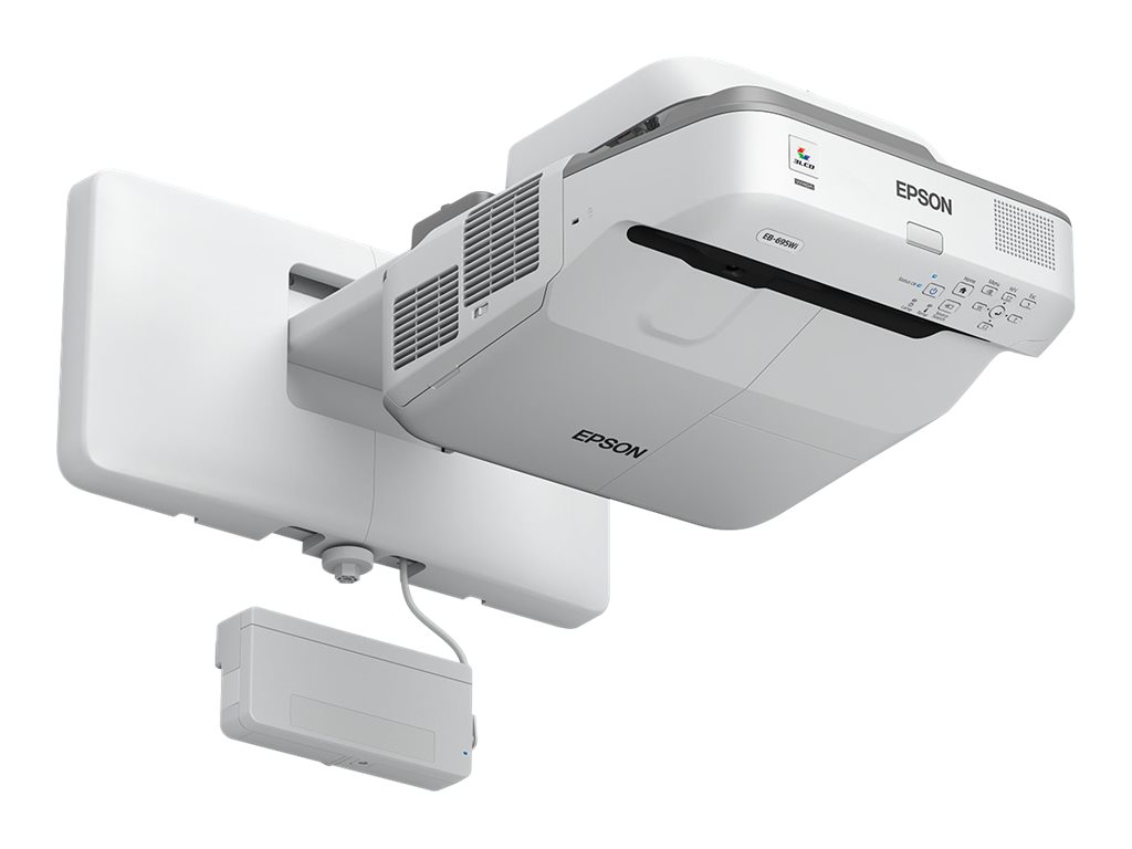 EPSON EB695Wi 3LCD WXGA interactive ultra short throw projector 1280x800 1610 3500 lumen 16W speaker