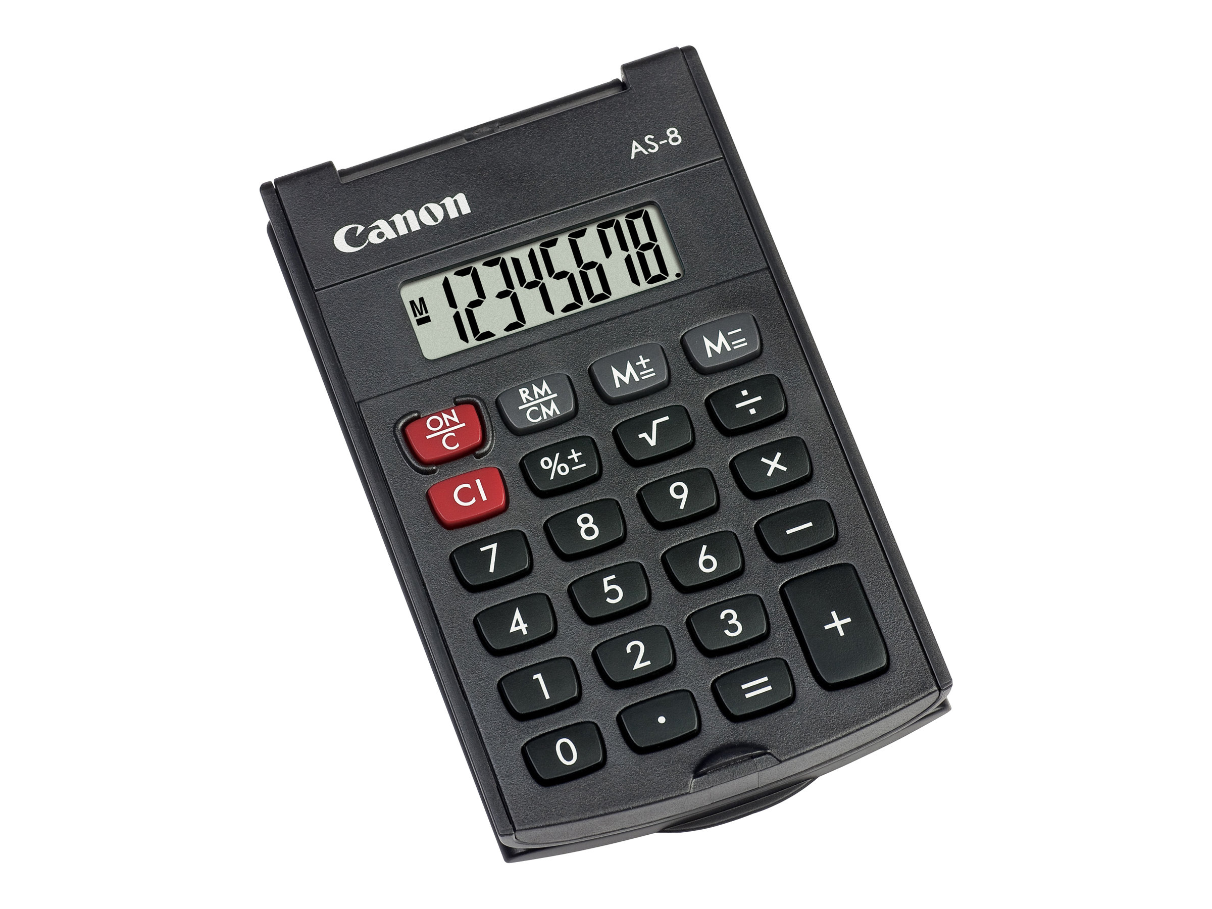 Canon AS-8 Taschenrechner 8 Stellen Dunkelgrau