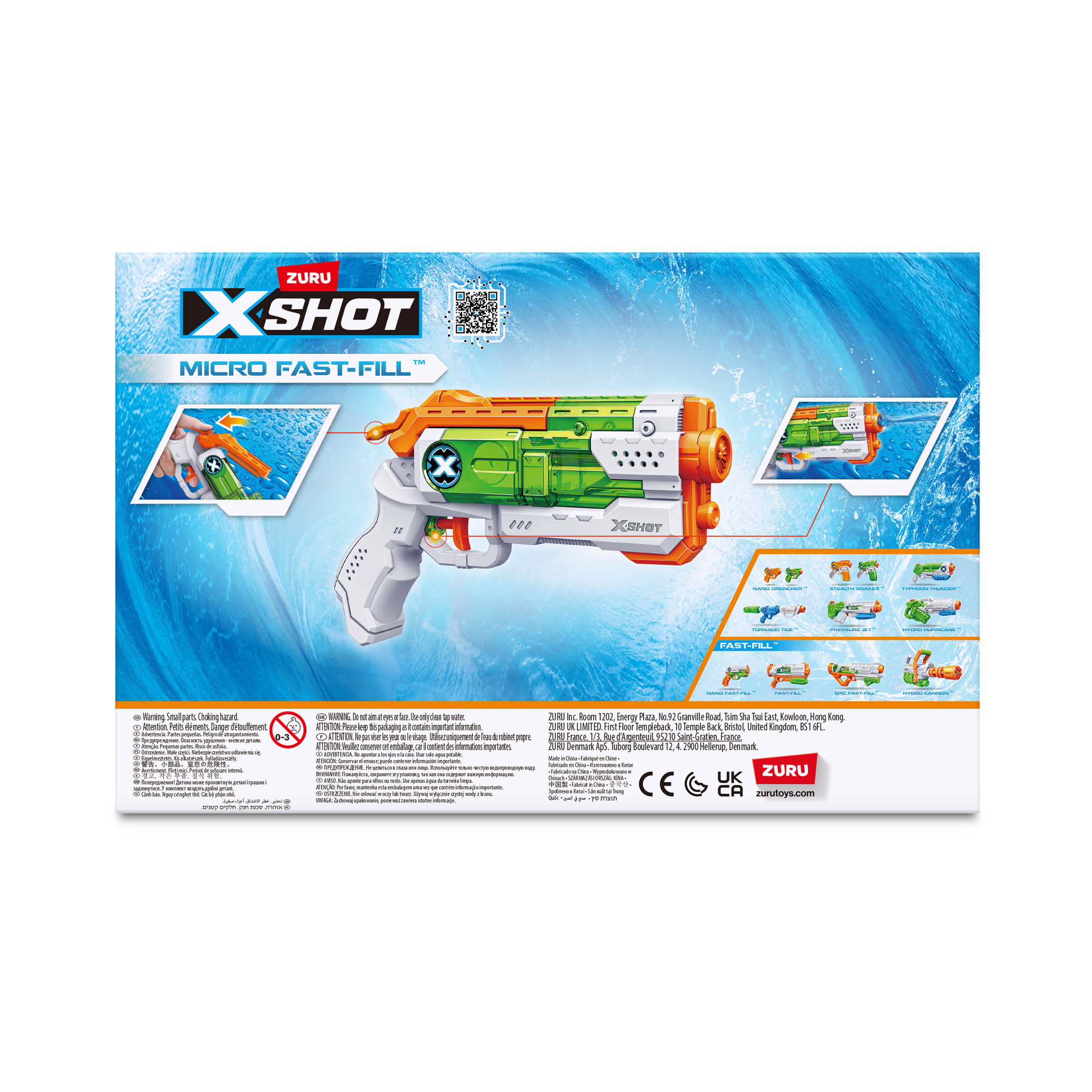 Zuru XSHOT Fast-Fill Micro Wasserblaster