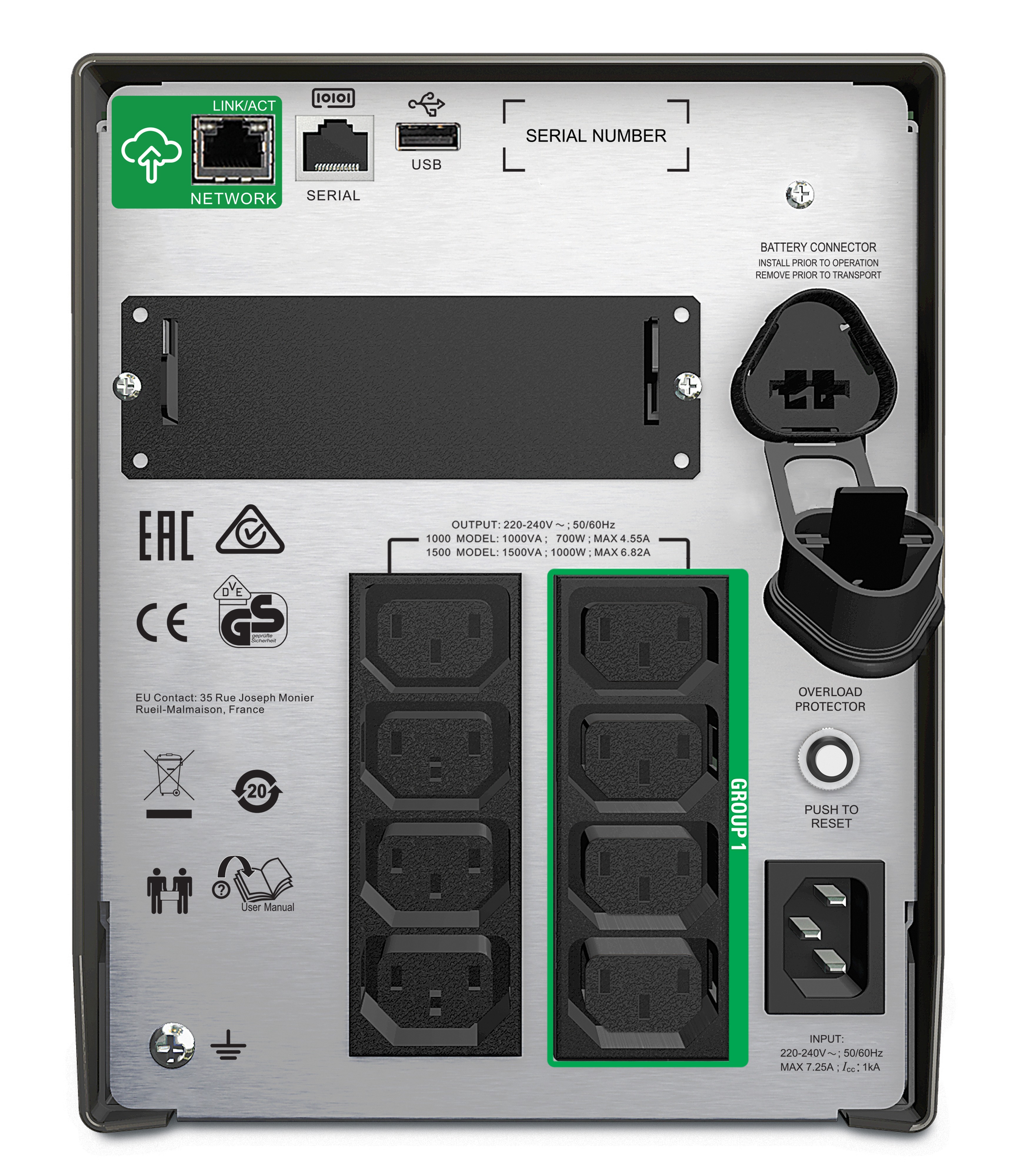 APC Smart-UPS SMT1000IC 1000VA 700W