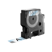 Dymo D1 Standard 19mm x 7m Schwarz auf Durchsichtig